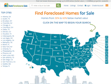Tablet Screenshot of bankforeclosuressale.com